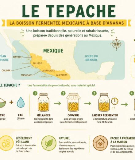 Tepache : la boisson fermentée à l’ananas mexicaine, légèrement pétillante, sans matériel spécial découvrez le tepache, la boisson fermentée mexicaine à l'ananas, légèrement pétillante et rafraîchissante, à préparer facilement chez vous sans équipement spécial.