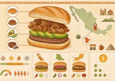 Torta mexicaine : pain telera, haricots, avocat et carnitas — le sandwich de rue du samedi matin découvrez la torta mexicaine authentique avec pain telera, haricots, avocat et carnitas, le sandwich de rue incontournable du samedi matin pour un délicieux goût du mexique.