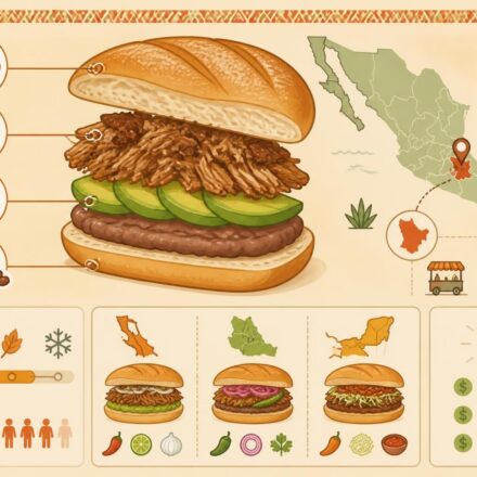 Torta mexicaine : pain telera, haricots, avocat et carnitas — le sandwich de rue du samedi matin découvrez la torta mexicaine authentique avec pain telera, haricots, avocat et carnitas, le sandwich de rue incontournable du samedi matin pour un délicieux goût du mexique.
