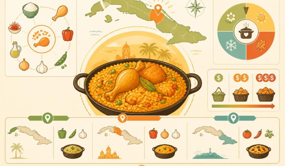 découvrez la recette d'arroz con pollo cubain, un riz au poulet safrané qui embaume la maison chaque vendredi soir pour des repas conviviaux et savoureux.