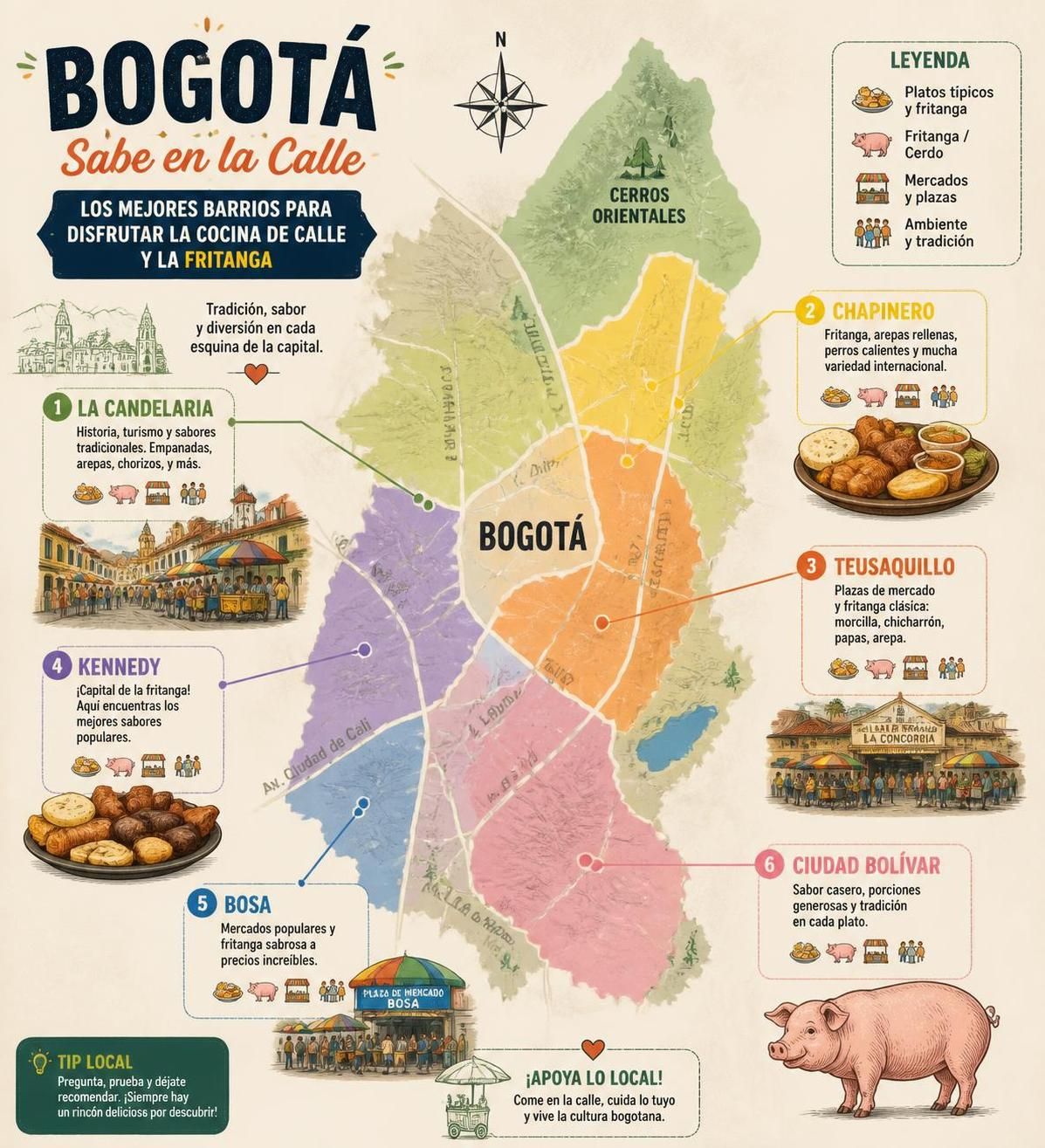 découvrez la bandeja de fritanga colombienne, un plat authentique de bogotá alliant chicharrón croustillant, morcilla savoureuse et patatas fritas typiques des rues colombiennes.