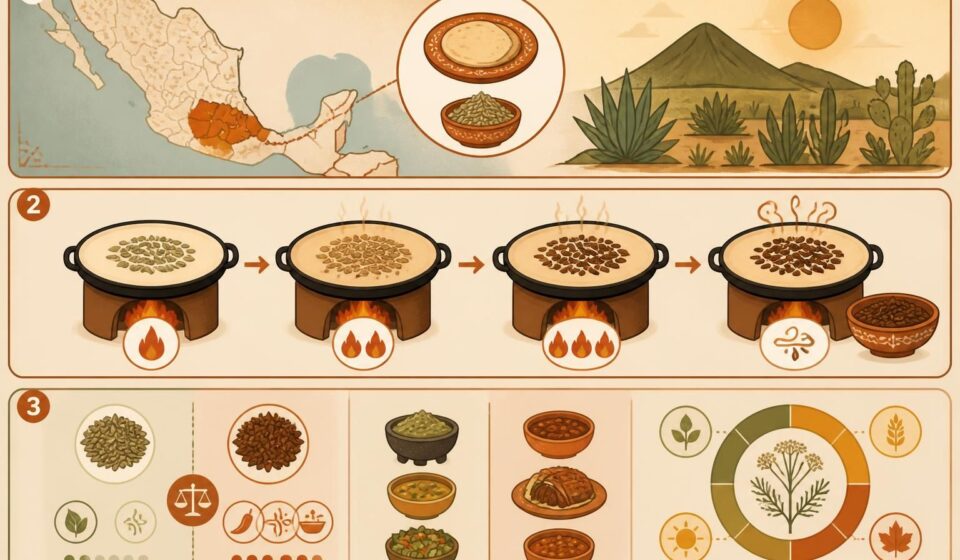 découvrez la technique mexicaine authentique de la torréfaction du cumin sur comal pour sublimer vos épices et rehausser les saveurs de vos tostadas.