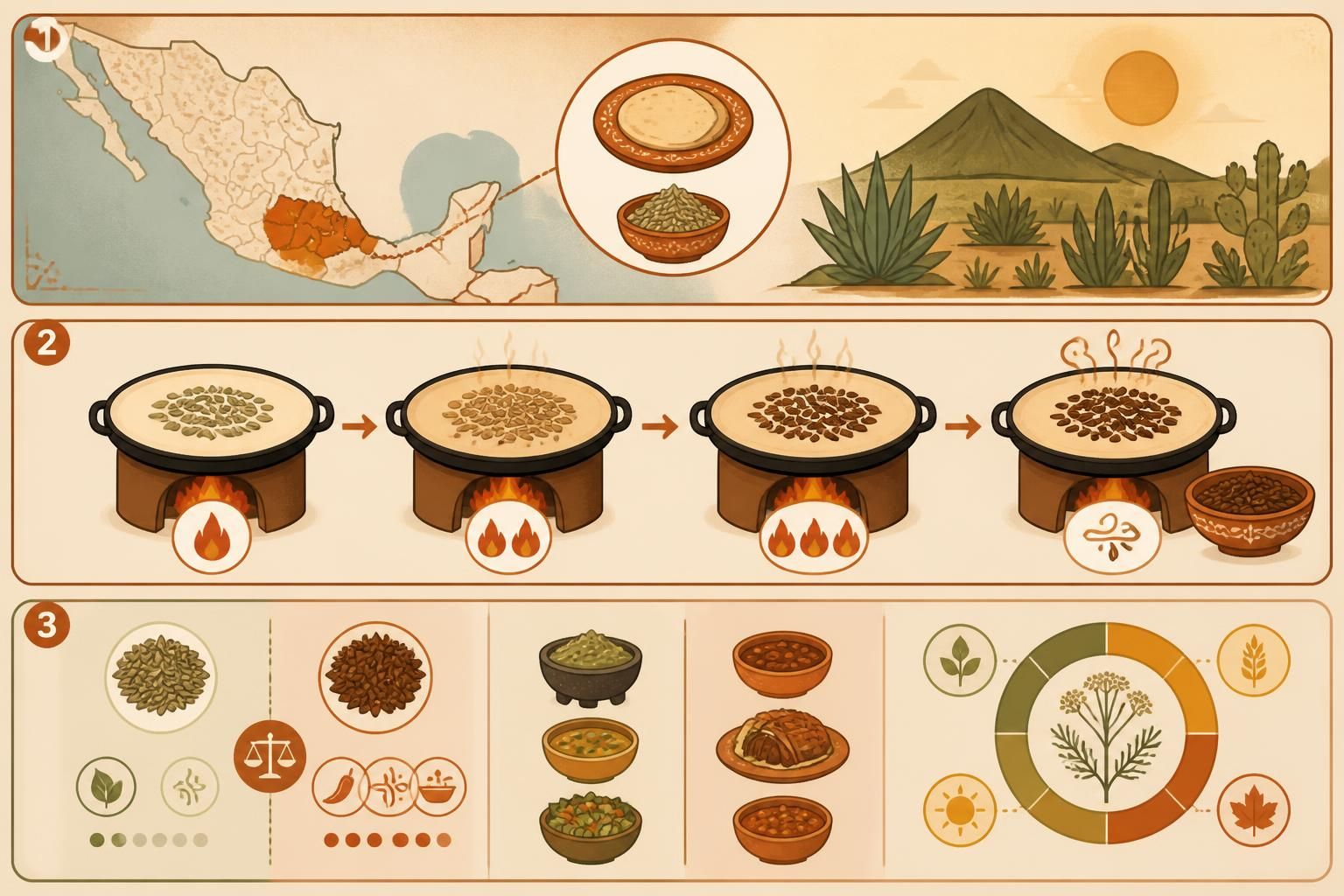 découvrez la technique mexicaine authentique de la torréfaction du cumin sur comal pour sublimer vos épices et rehausser les saveurs de vos tostadas.
