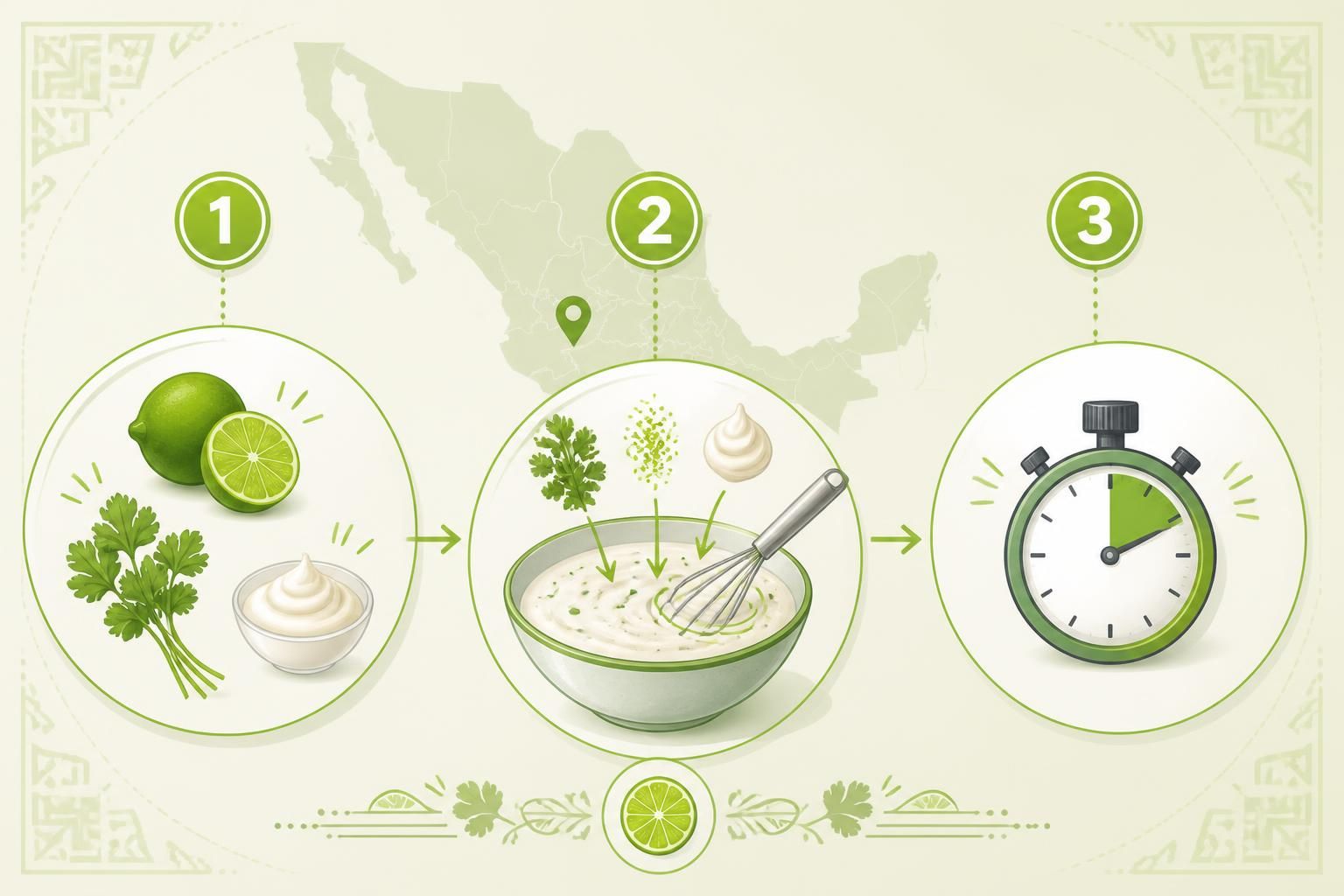 découvrez notre recette rapide de mayonnaise au citron vert et coriandre, la sauce blanche parfaite pour sublimer vos tacos de rue en seulement deux minutes.