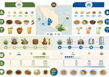 Mezcal vs tequila : ce que ça change vraiment dans le goût, la cuisine et les cocktails de la cantina découvrez les différences entre mezcal et tequila et leur impact sur le goût, la cuisine et les cocktails pour une expérience authentique à la cantina.