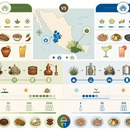 Mezcal vs tequila : ce que ça change vraiment dans le goût, la cuisine et les cocktails de la cantina découvrez les différences entre mezcal et tequila et leur impact sur le goût, la cuisine et les cocktails pour une expérience authentique à la cantina.