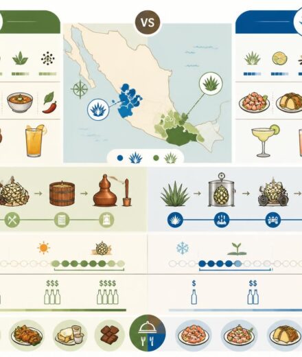 découvrez les différences entre mezcal et tequila et leur impact sur le goût, la cuisine et les cocktails pour une expérience authentique à la cantina.