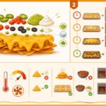 découvrez la recette parfaite des nachos au four avec une couche de fromage fondu, des garnitures savoureuses et des astuces pour les garder croustillants à chaque bouchée.