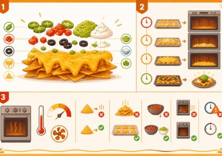 Nachos au four parfaits : couche de fromage fondu, garnitures et timing pour qu’ils restent croustillants découvrez la recette parfaite des nachos au four avec une couche de fromage fondu, des garnitures savoureuses et des astuces pour les garder croustillants à chaque bouchée.