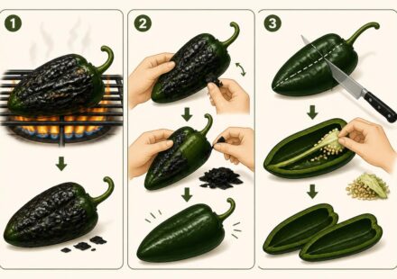Piment poblano rôti : technique pour le peler, l’épépiner et l’utiliser dans les chiles rellenos découvrez comment rôtir, peler et épépiner facilement le piment poblano pour préparer de délicieux chiles rellenos maison.