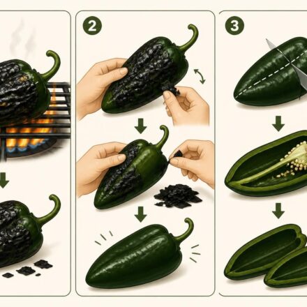 Piment poblano rôti : technique pour le peler, l’épépiner et l’utiliser dans les chiles rellenos découvrez comment rôtir, peler et épépiner facilement le piment poblano pour préparer de délicieux chiles rellenos maison.