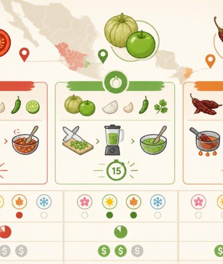 Salsa maison en quinze minutes : tomate crue, tomatillo ou chipotle — la recette pour chaque soir découvrez notre recette facile de salsa maison en quinze minutes avec tomate crue, tomatillo ou chipotle. parfait pour accompagner vos repas du quotidien avec saveur et fraîcheur.